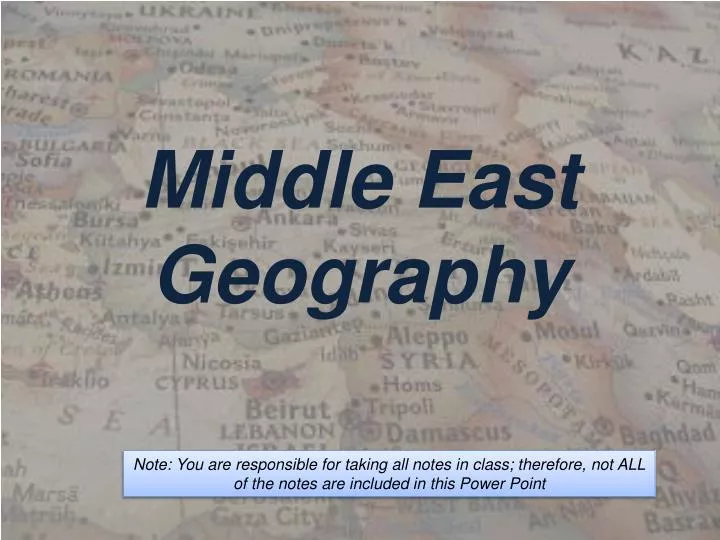 middle east geography