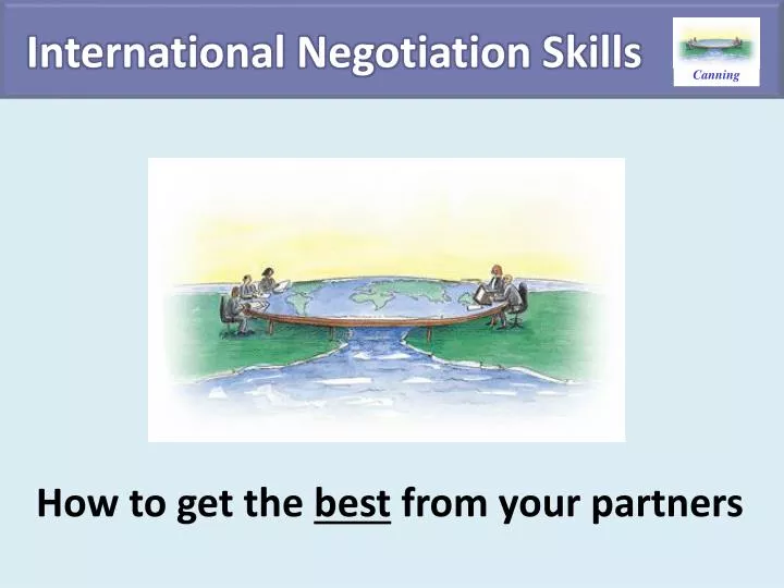 international negotiation skills