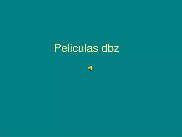 peliculas dbz