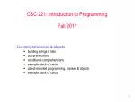 Mastering List Comprehensions and Object-Oriented Programming in Python - slide 1