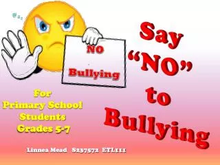 NO Bullying