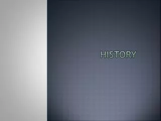 history