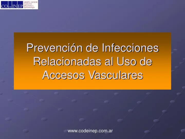 prevenci n de infecciones relacionadas al uso de accesos vasculares