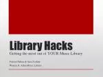 Library Hacks - slide 1