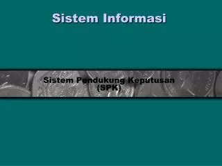 sistem informasi