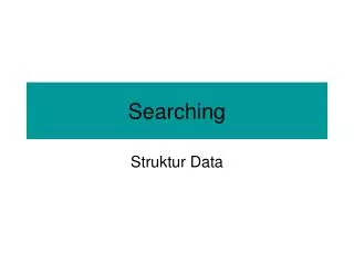searching