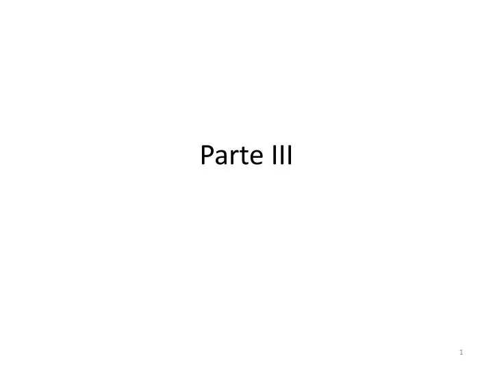 parte iii