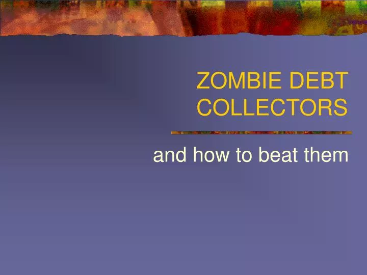 zombie debt collectors