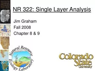 NR 322: Single Layer Analysis
