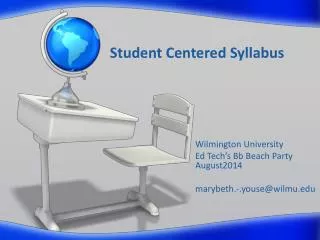 Student Centered Syllabus