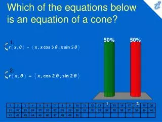 Which of the equations below is an equation of a cone?