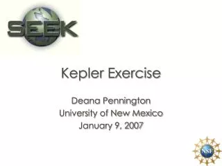 Kepler Exercise