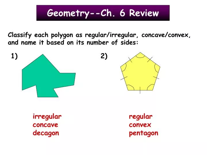 geometry ch 6 review
