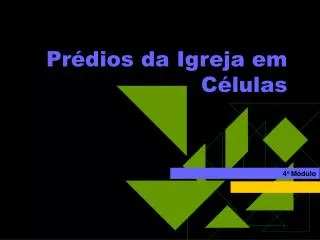 pr dios da igreja em c lulas