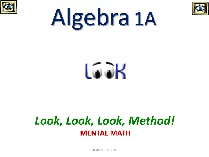 algebra 1a
