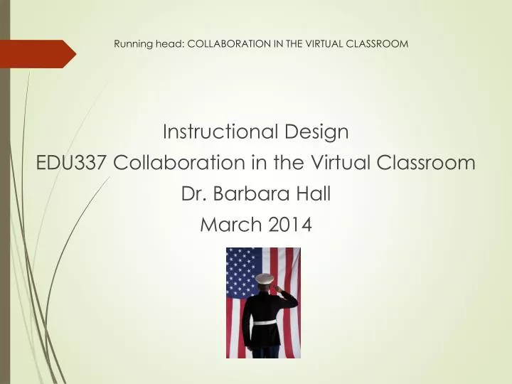 running head collaboration in the virtual classroom