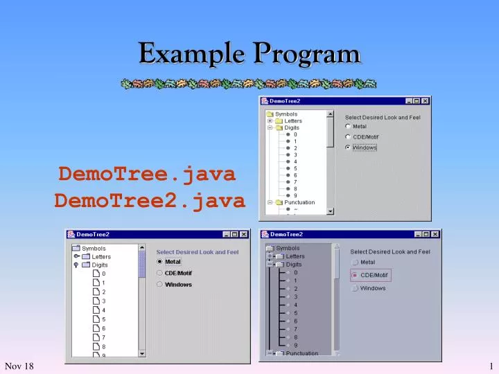 example program