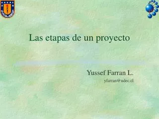 las etapas de un proyecto