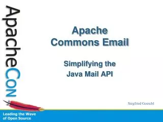 Apache Commons Email