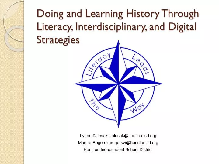 doing and learning history through literacy interdisciplinary and digital strategies