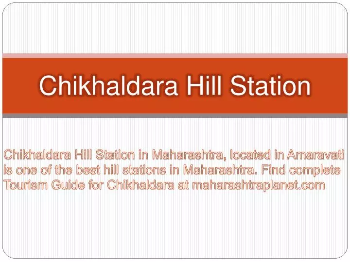 chikhaldara hill station