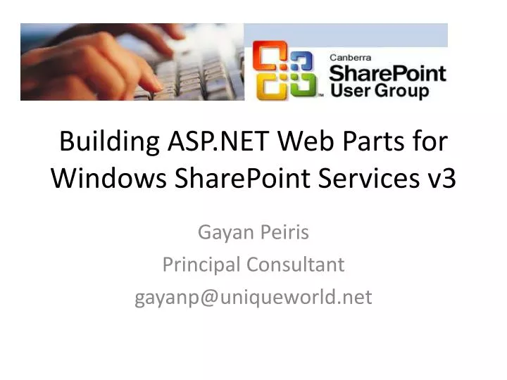 building asp net web parts for windows sharepoint services v3