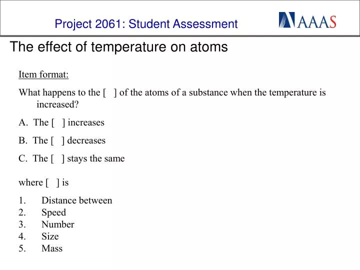 the effect of temperature on atoms