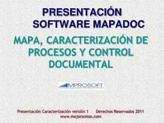 presentaci n software mapadoc