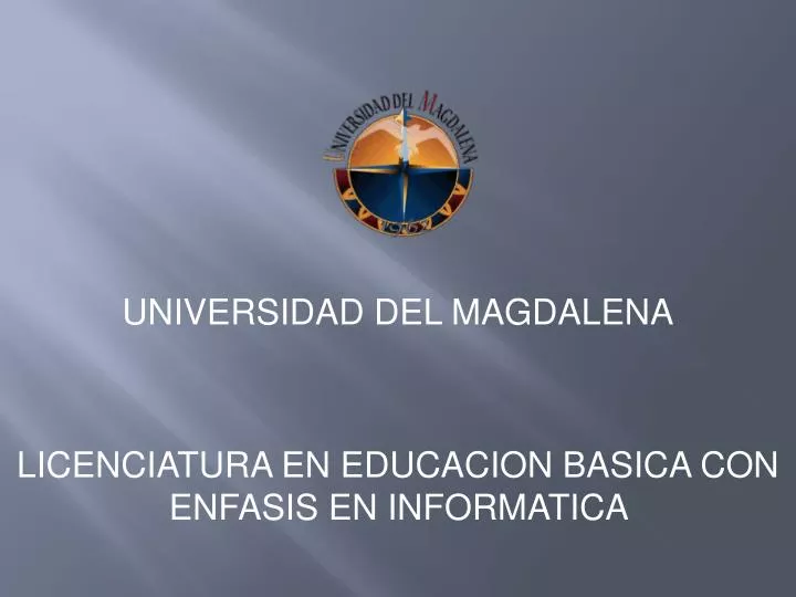 universidad del magdalena licenciatura en educacion basica con enfasis en informatica