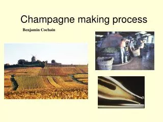 Champagne making process
