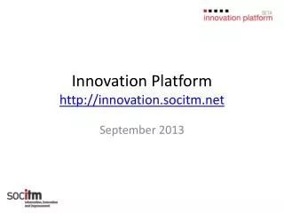 Innovation Platform innovation.socitm