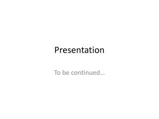 presentation