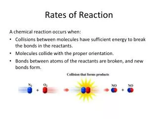 PPT - RATES OF REACTION PowerPoint Presentation, free download - ID:261515