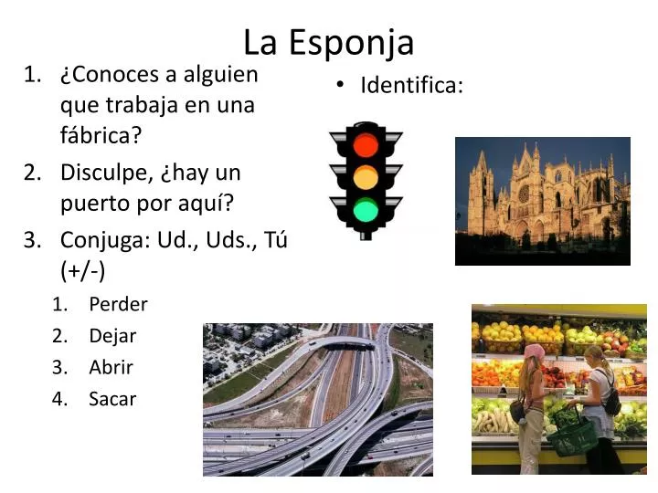 la esponja