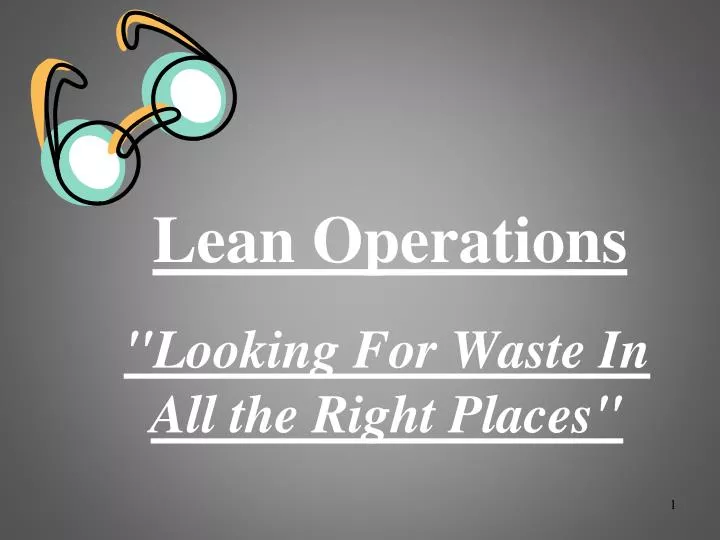 lean operations