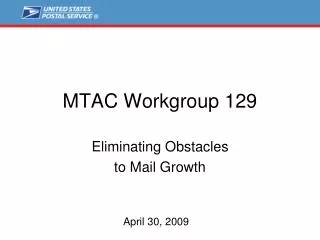 MTAC Workgroup 129