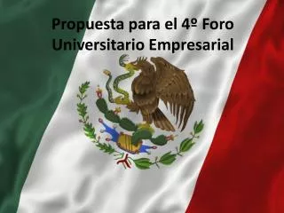 propuesta para el 4 foro universitario empresarial