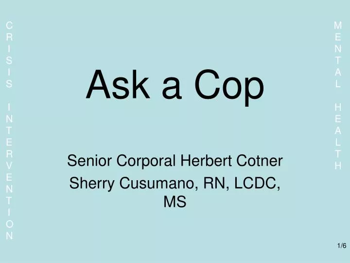 ask a cop