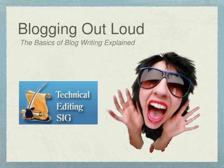 blogging out loud