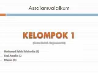 assalamualaikum