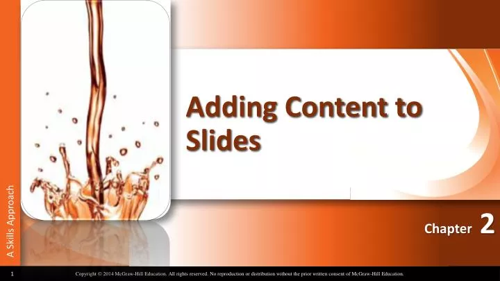 adding content to slides
