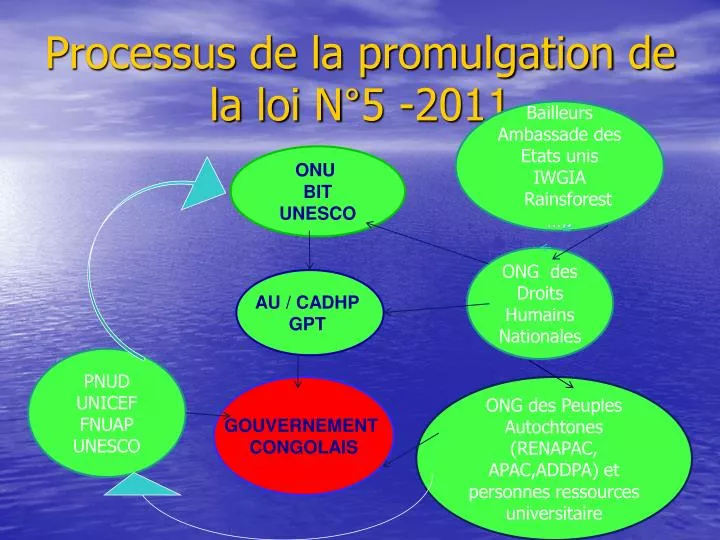 processus de la promulgation de la loi n 5 2011