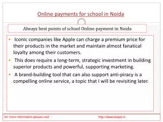 How to Deal With an online payment for school in noida