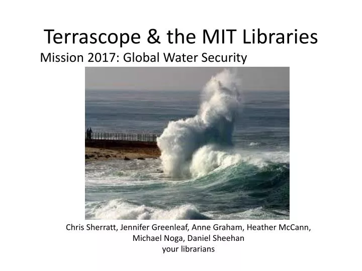 terrascope the mit libraries