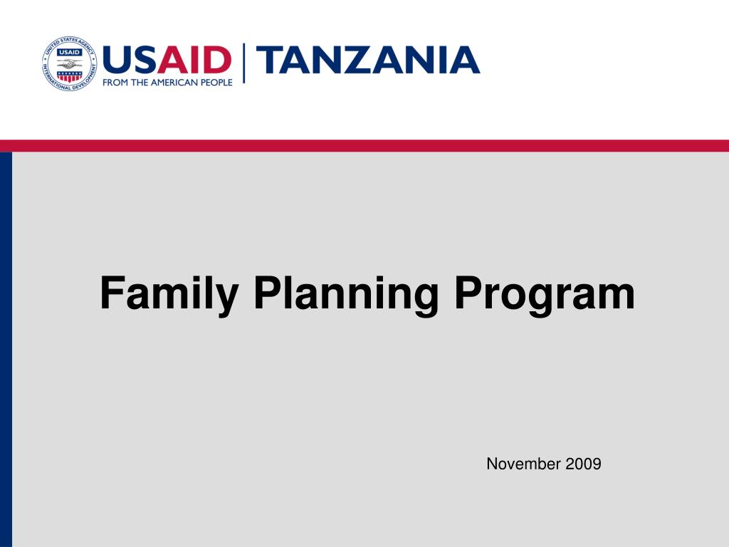 PPT - Family Planning Program PowerPoint Presentation, free download ...