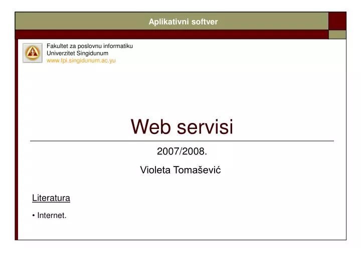 web servisi