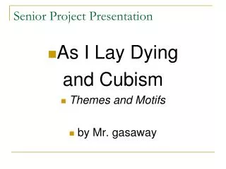 Senior Project Presentation