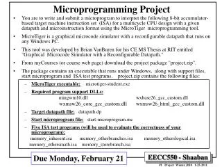 Microprogramming Project
