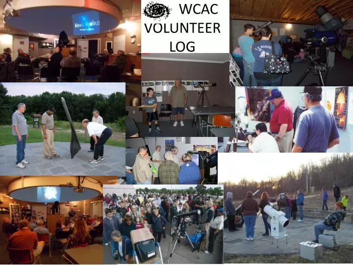 wcac volunteer log