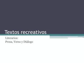 textos recreativos